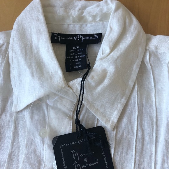 100% Linen blouse - Picture 3 of 7